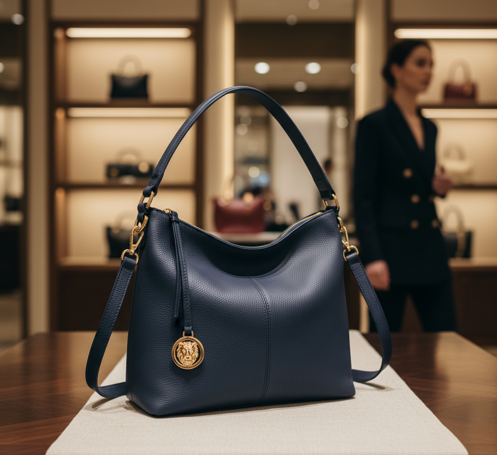 Navy Hobo Bag