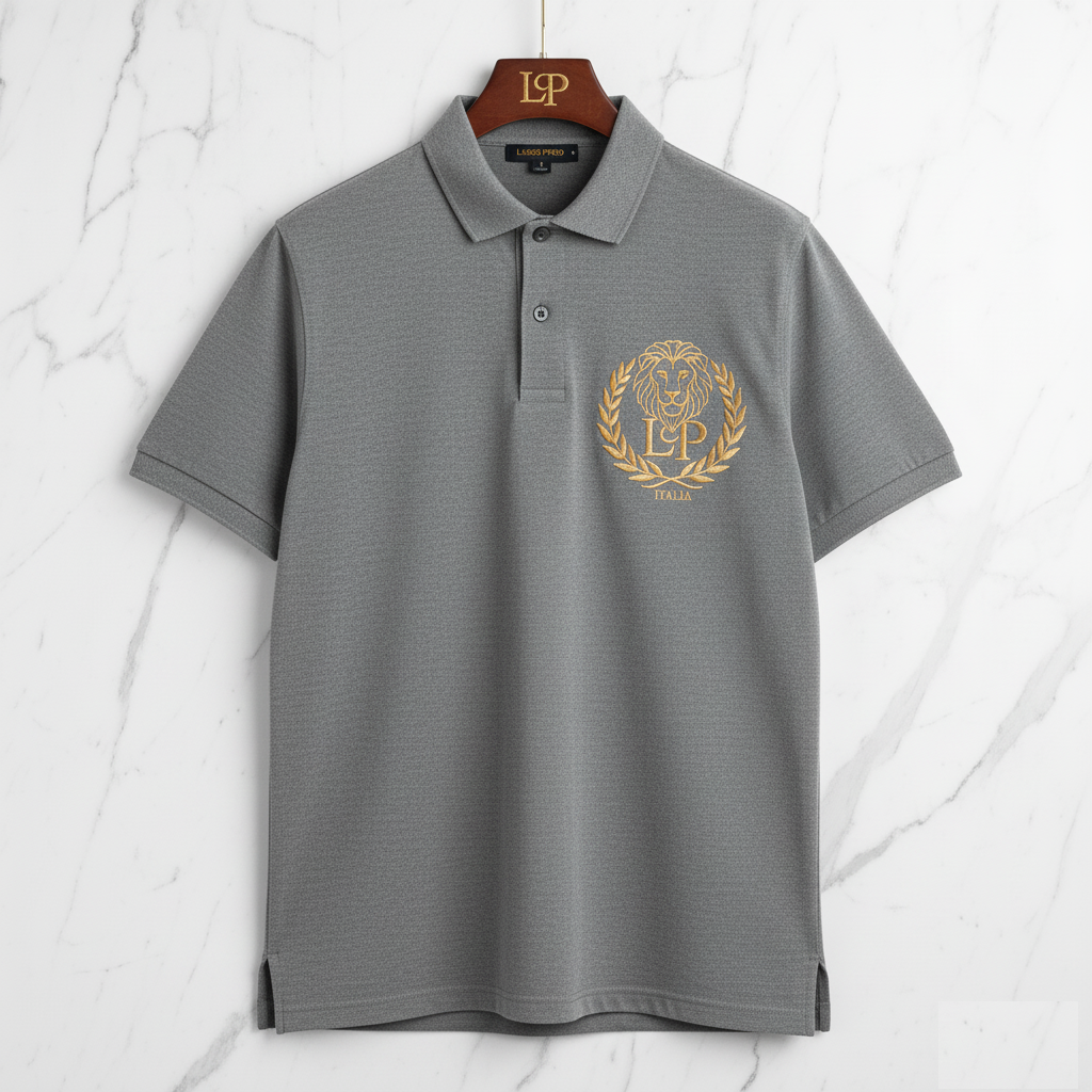 Gray Polo Shirt